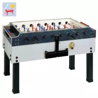 Calciobalilla OLYMPIC OUTDOOR Garlando da esterno, con gettoniera per uso pubblico con vetro superiore