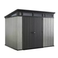 Casetta da giardino in resina ARTISAN 9X7 by Keter, effetto legno 2,77 x 2,18 x h 2,26 m