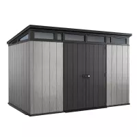 Casetta da giardino in resina ARTISAN 11X7 by Keter, effetto legno 3,40 x 2,18 x h 2,26 m