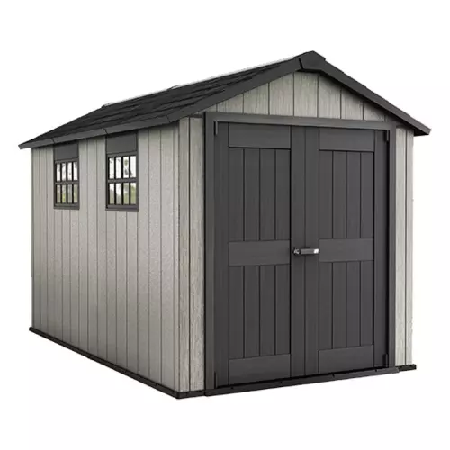 Casetta da giardino in resina OAKLAND 7511 by Keter, effetto legno 2,29 x 3,50 x h 2,42 m