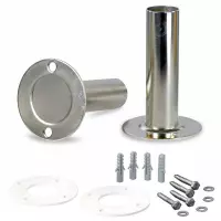Set ancoraggio per scaletta piscina in acciaio inox 304 - tubo Ø 40 mm