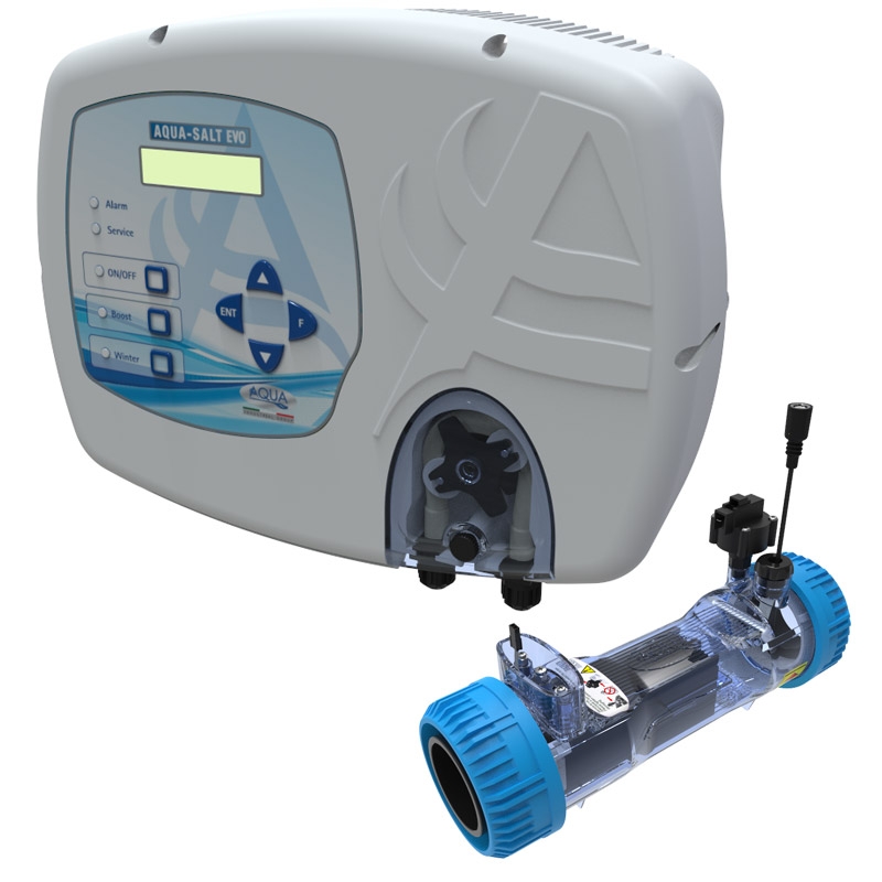 Sterilizzatore AQUA SALT EVO per elettrolisi del sale per piscine fino a 200 m&Acirc;&sup3;