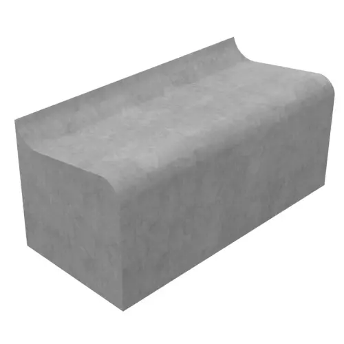 Panca POMPEI in EPS per arredo interno piscina, posa sotto liner