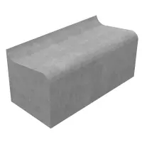 Panca POMPEI in EPS per arredo interno piscina, posa sotto liner