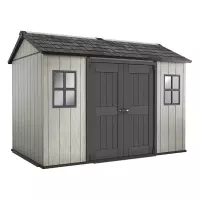 Casetta in resina da esterno OAKLAND 1175SD by Keter, effetto legno 3,50 x 2,29 x h 2,54 m