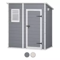 Casetta da giardino in resina MANOR PENT 6X4 by Keter 1,84 x 1,11 x h 2,01 m