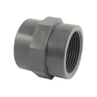 Manicotto misto in PVC ad incollaggio e filetto femmina