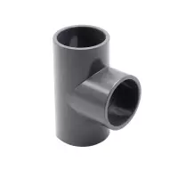 TI a 90° ad incollaggio in PVC