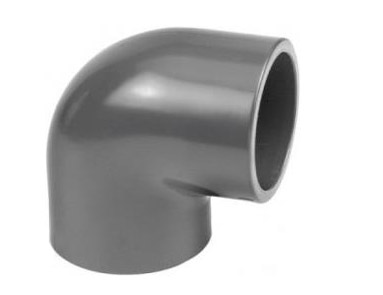 Gomito 90&Acirc;&deg; ad incollaggio in PVC
