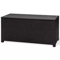 Cassapanca da esterno in wicker intrecciato Java