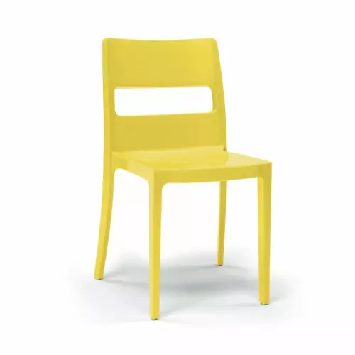 Sedia ignifuga SAI by Scab, da interno/esterno : Colore GIALLA