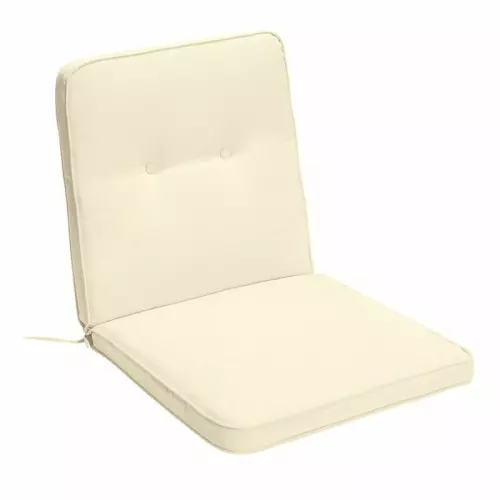 Cuscino da esterno per poltrona bassa, 92x48 cm con bordino : Colore ECRU con bordino ecru