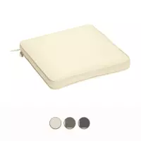 Cuscino da esterno per seduta, 40x40 cm con bordino