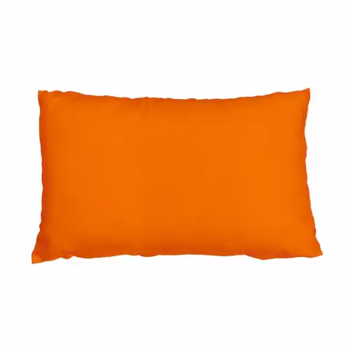 Cuscino d'arredo rettangolare in poliestere, 40x60 cm : Tinta unita ARANCIO