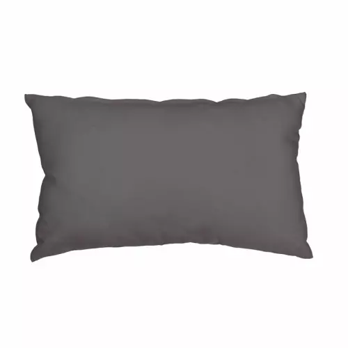 Cuscino d'arredo rettangolare in poliestere, 40x60 cm : Tinta unita GRIGIO
