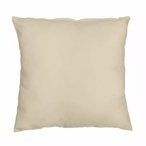 Cuscino d'arredo quadrato in poliestere, 50x50 cm : Tinta unita AVORIO