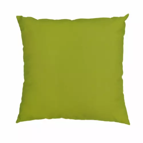 Cuscino d'arredo quadrato in poliestere, 50x50 cm : Tinta unita VERDE LIME