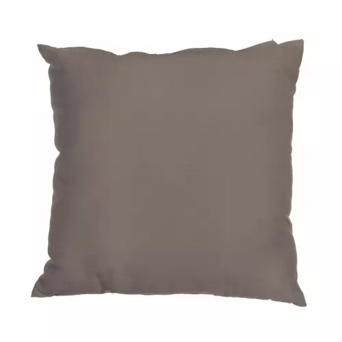 Cuscino d'arredo quadrato in poliestere, 40x40 cm : Tinta unita TORTORA