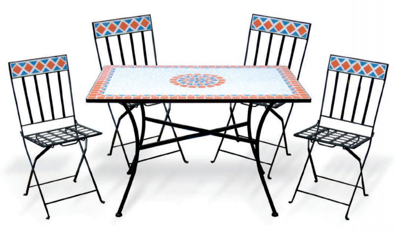 Dondolo da giardino in acciaio STRIP