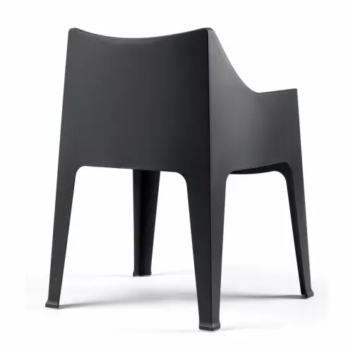 Poltrona da esterno COCCOLONA by Scab in tecnopolimero : Colore ANTRACITE