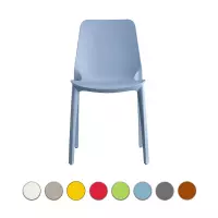 Sedia da esterno GINEVRA by Scab, in tecnopolimero rinforzato riciclabile