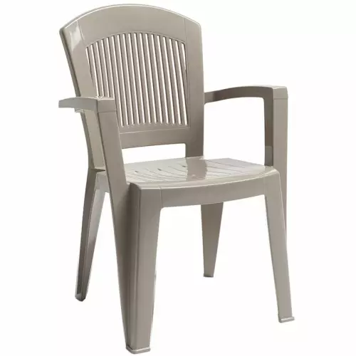 Poltrona da giardino SUPER ELEGANT in resina by Scab, antigraffio : Colore TORTORA