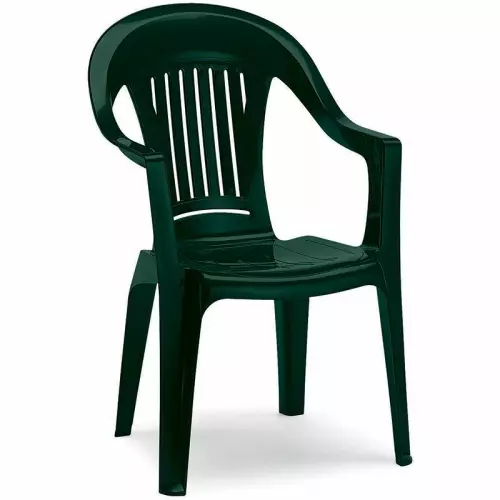 Poltrona antigraffio da esterno CALIFORNIA 3 by Scab, in resina : Colore VERDE BOSCO