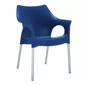 Poltrona in alluminio e tecnopolimero OLA by Scab : Colore BLU