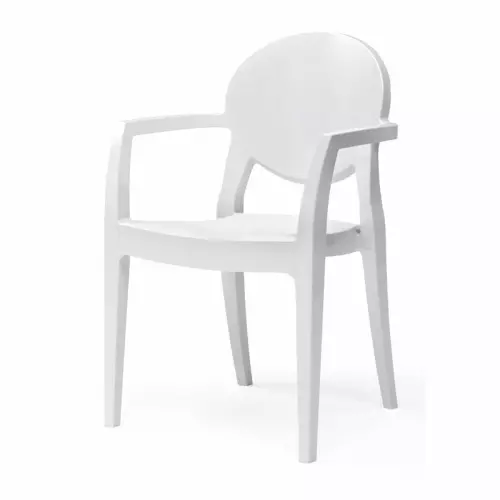 Poltrona in policarbonato IGLOO by Scab  : Colore BIANCO PIENO