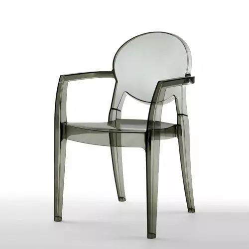 Poltrona in policarbonato IGLOO by Scab  : Colore TRASPARENTE FUME'