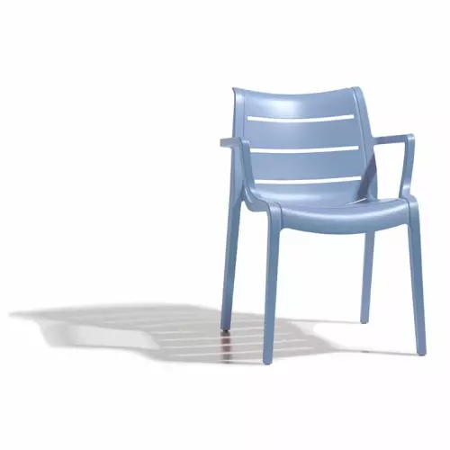Poltrona SUNSET by Scab in tecnopolimero rinforzato : Colore AZZURRO