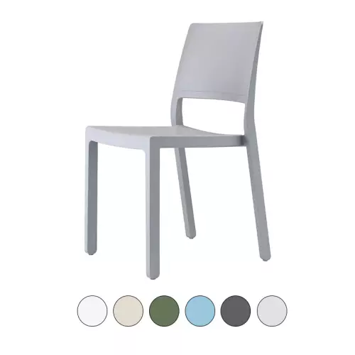 Sedia KATE by Scab in polipropilene in fibra di vetro in air moulding