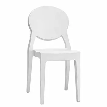 Sedia in policarbonato IGLOO CHAIR by Scab : Colore BIANCO PIENO