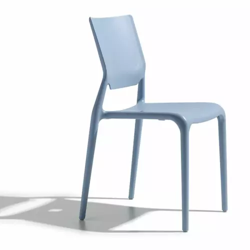 Sedia da esterno SIRIO in tecnopolimero rinforzato by Scab  : Colore AZZURRO