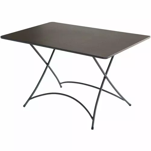 Tavolo rettangolare pieghevole in ferro ARIZONA 120x80 cm