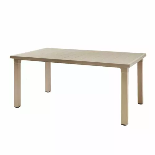 Tavolo ERCOLE da esterno in tecnopolimero by Scab : Colore TORTORA