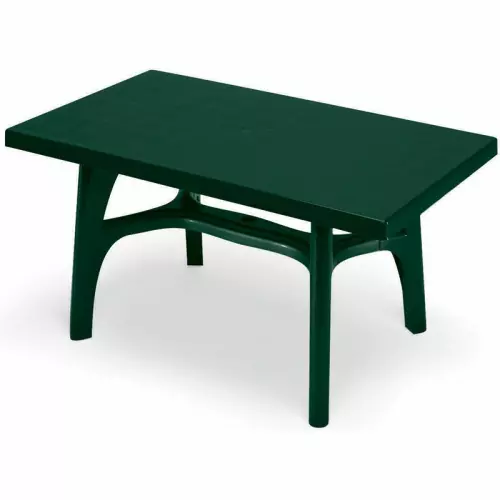 Tavolo da giardino RETTANGO CONTRACT by Scab, in resina : Colore VERDE BOSCO