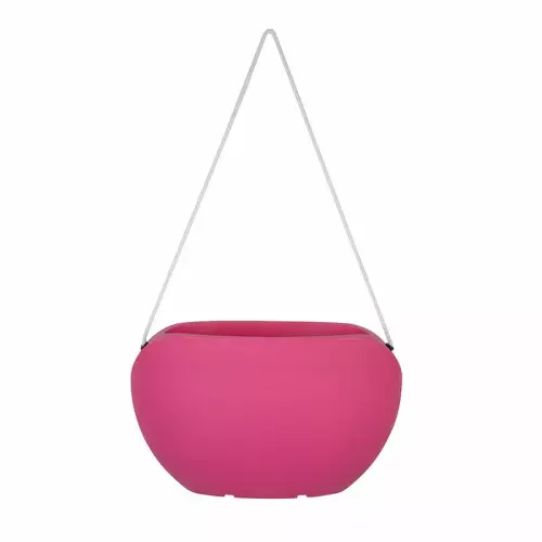 Vaso da appendere in resina VERBANA : FUCSIA