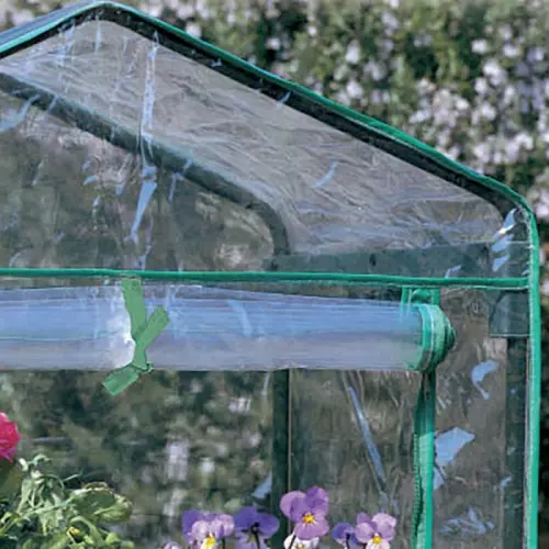 Serra da balcone e giardino a 2 piani, copertura removibile in PVC