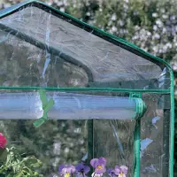 Serra da balcone e giardino a 2 piani, copertura removibile in PVC