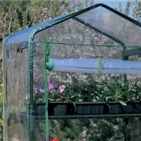 Serra da balcone e giardino a 3 piani, copertura removibile in PVC