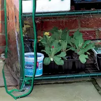 Serra da balcone e giardino a 4 piani, copertura removibile in PVC