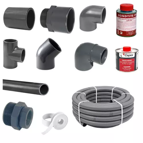 Kit Raccordi e Tubazioni 4 - Collegamento impianto piscina