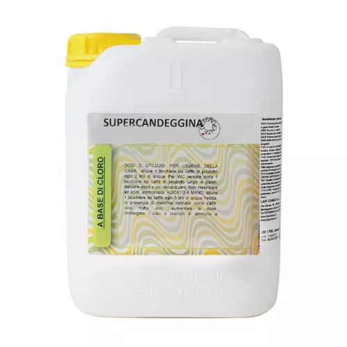 Detergente per superfici SUPERCANDEGGINA a base di cloro