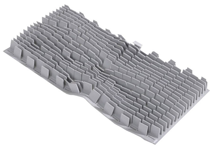 Spazzola in PVC grigia Dolphin serie Poolstyle - D9983122