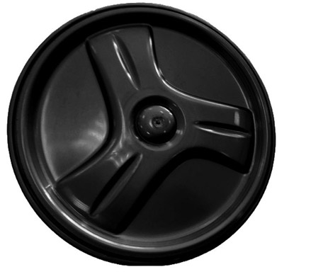Ruota grande nera per robot Zodiac serie 4WD e RV - R0636000