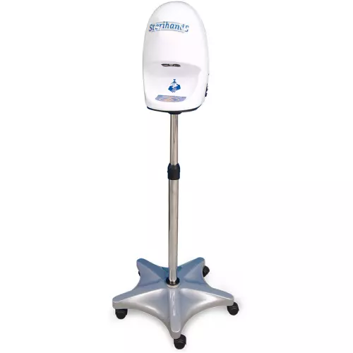 Nebulizzatore disinfettante elettronico per mani STERIHANDS : su supporto mobile