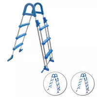 Scaletta di sicurezza AZURO in acciaio per piscine fuori terra fino a h.1,22 m