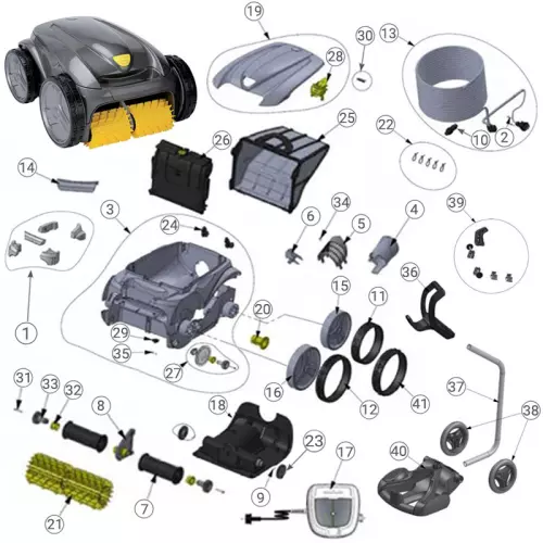 Ricambi per robot Zodiac OV 3400