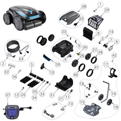 Ricambi per robot Zodiac OV 3480
